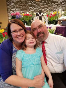 Becca and Steve (and Sophie)